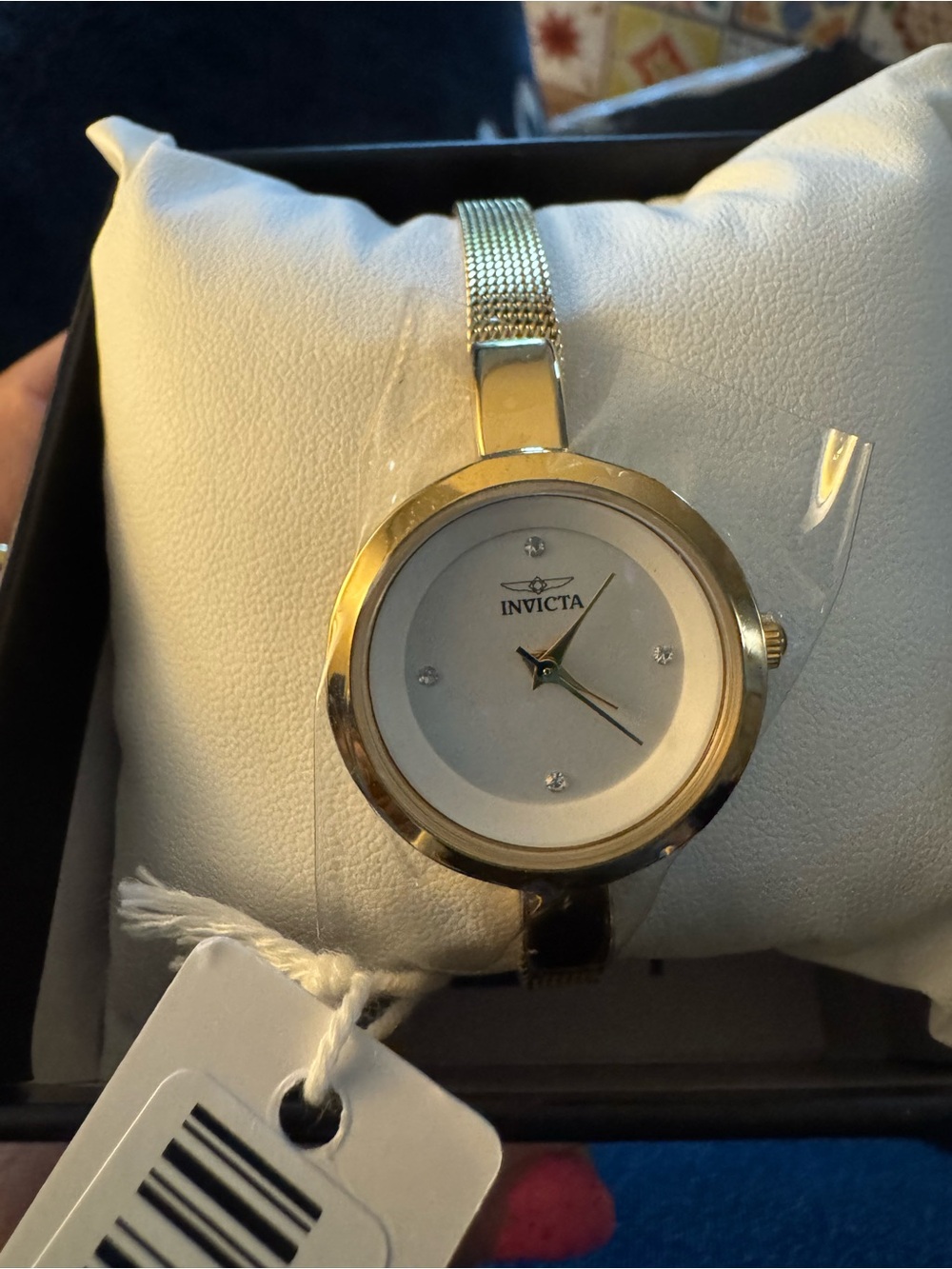 NIB INVICTA ANGEL GOLD WATCH 70293 MSRP: $209